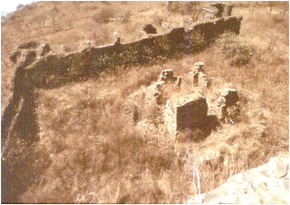 Reste der amharischen Rundkirche
