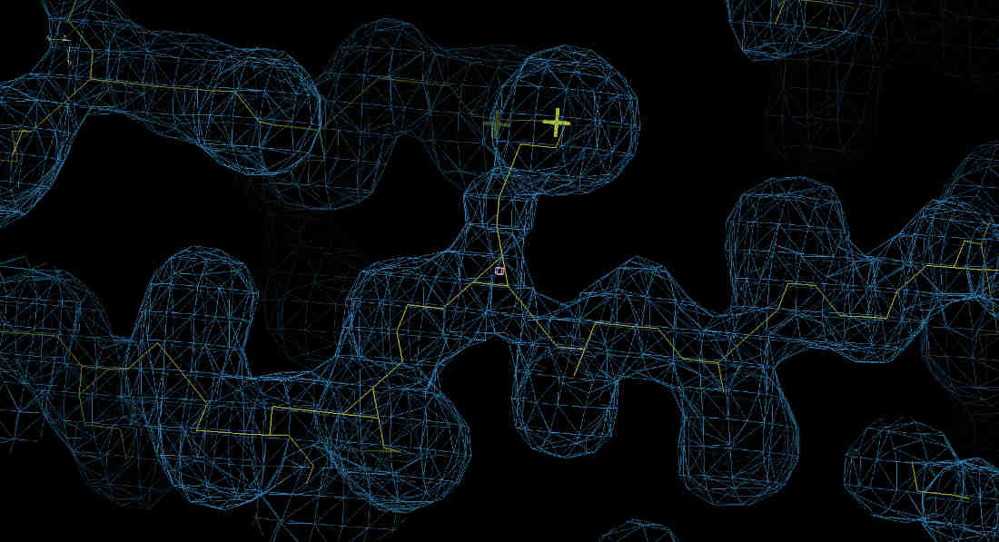 Electron density + skeleton