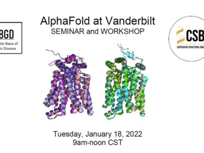 18.01.2022: Virtual seminar series “AlphaFold at Vanderbilt.”